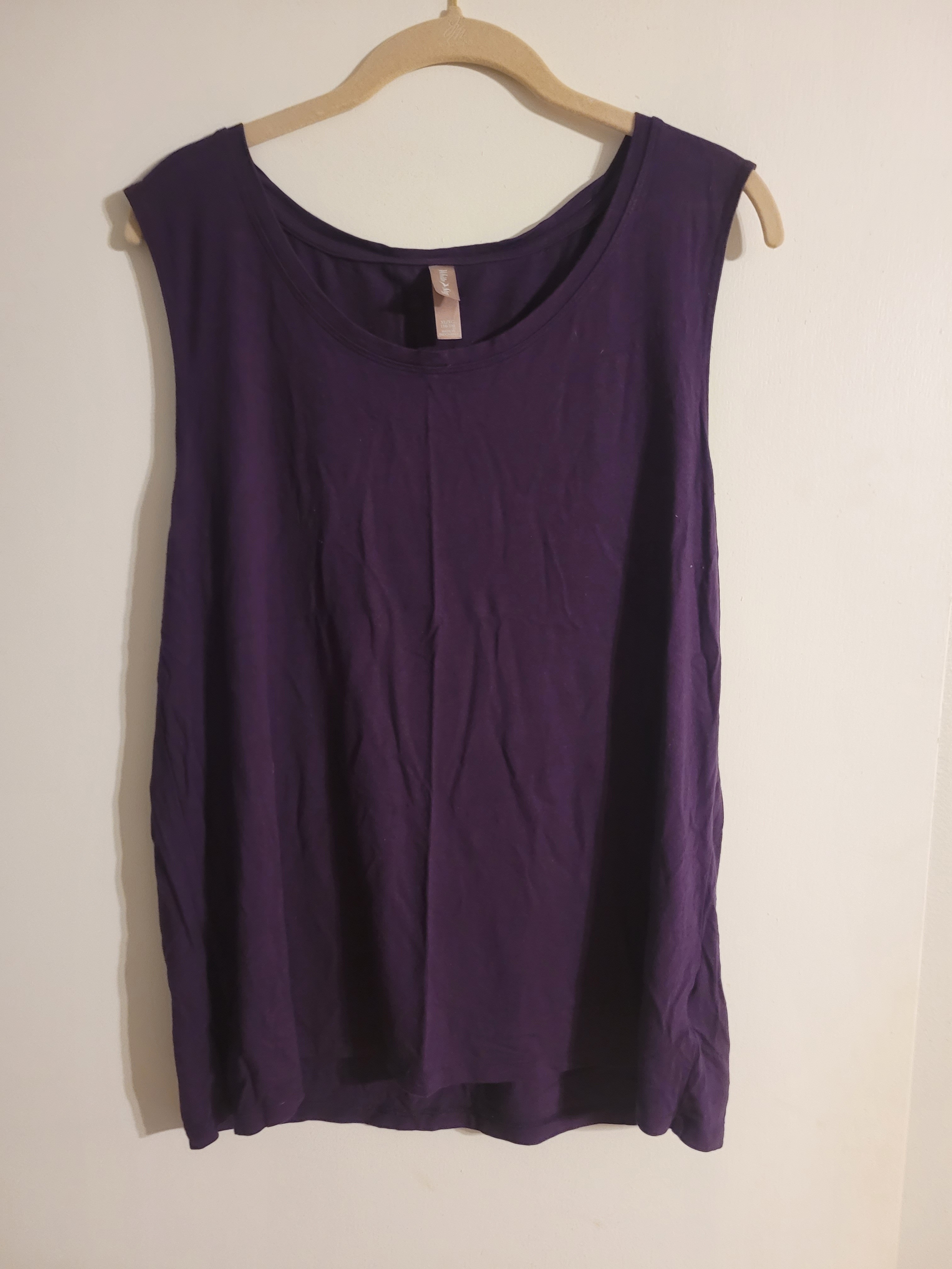 White Stag Deep Purple Scoop Neck Tank Top